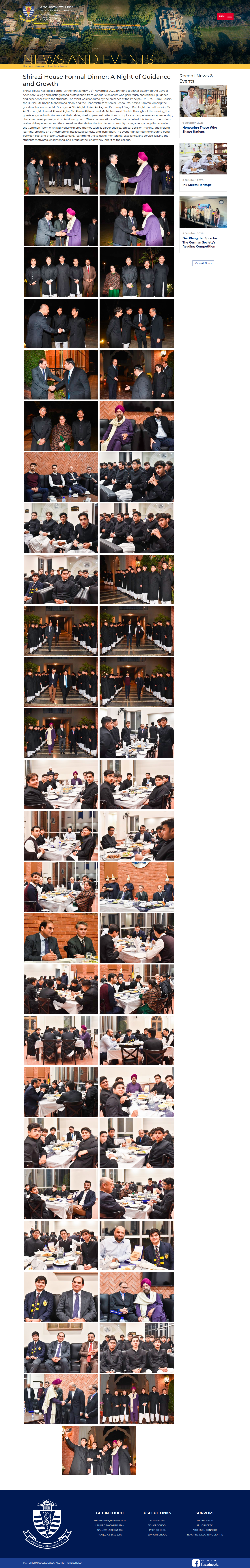 Snapshot of Shirazi House Formal Dinner: A Night of Guidance and Growth