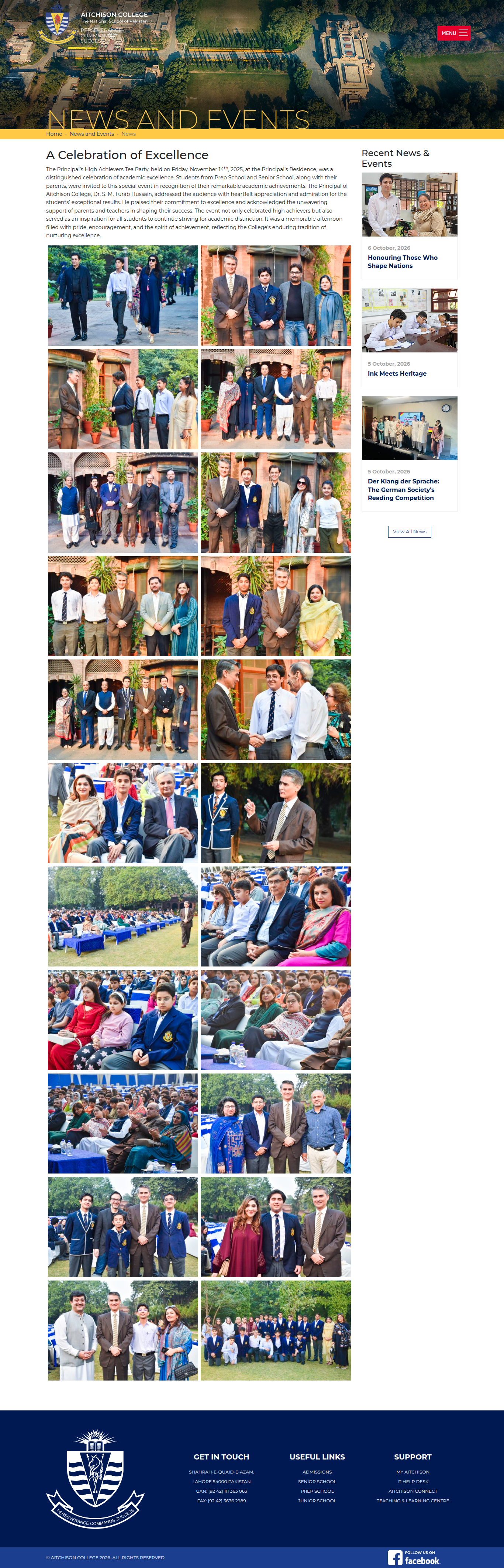 Snapshot of A Celebration of Excellence