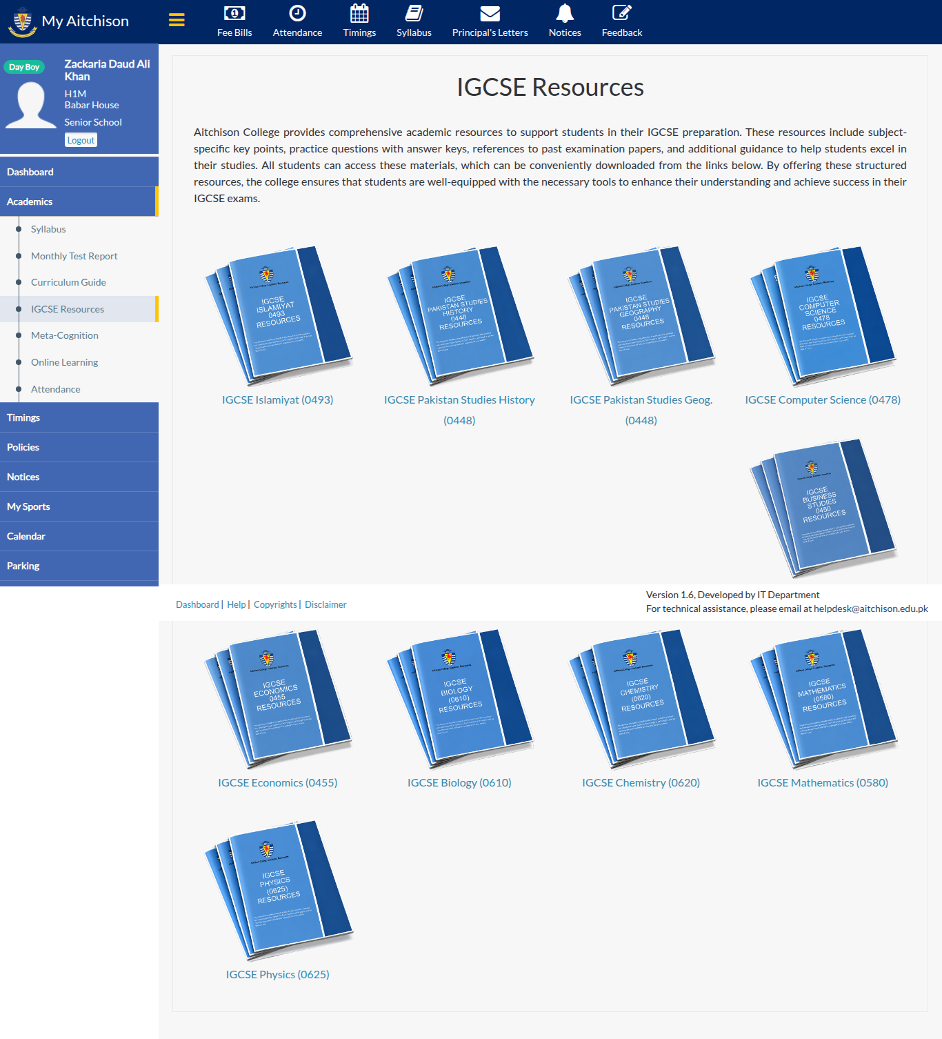 Snapshot of IGCSE Resources | My Aitchison