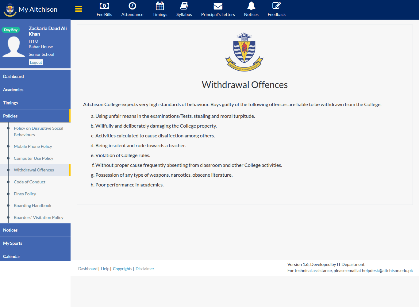 Snapshot of Withdrawal Offences | My Aitchison