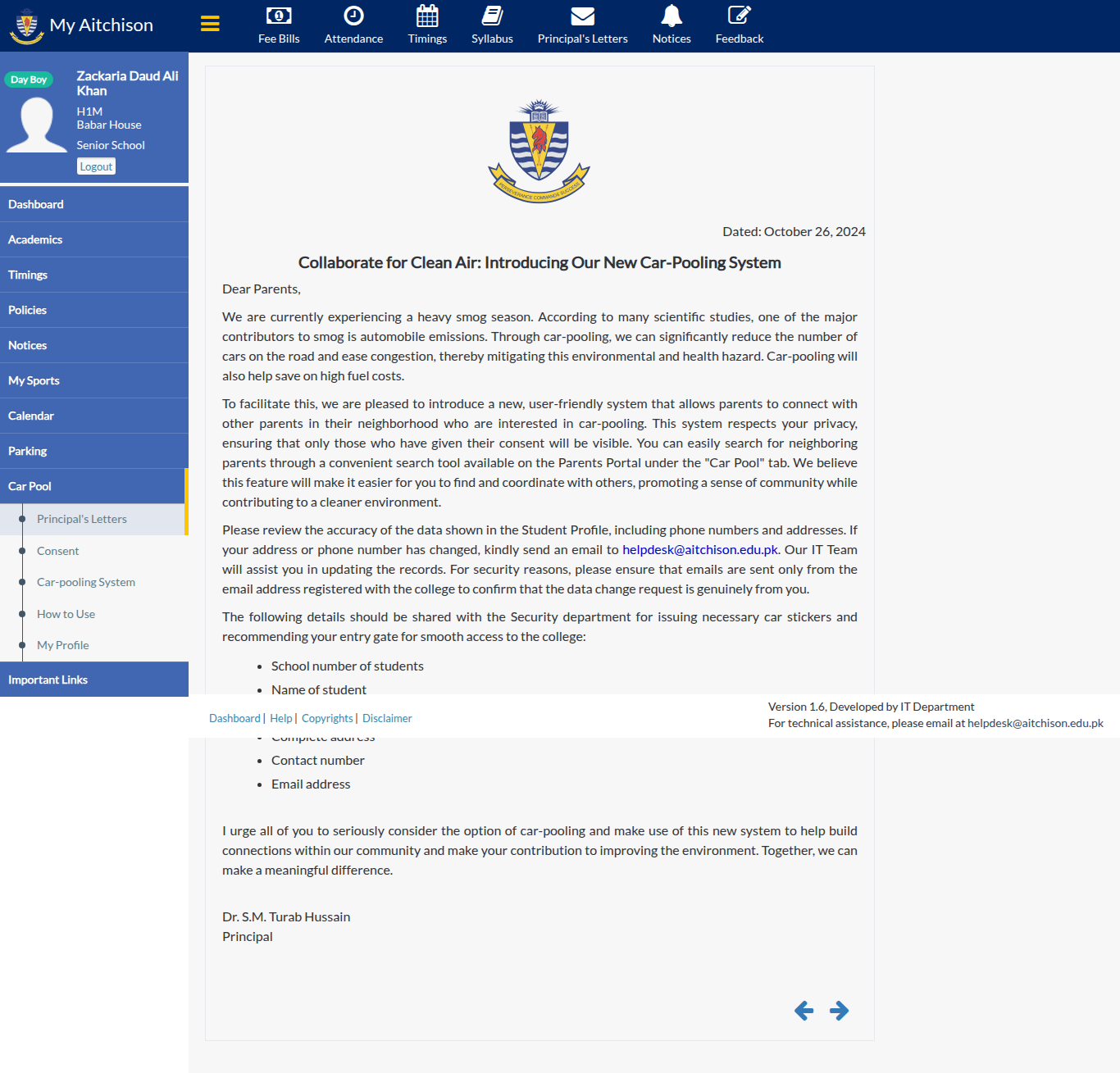 Snapshot of Collaborate for Clean Air: Introducing Our New Car-Pooling System