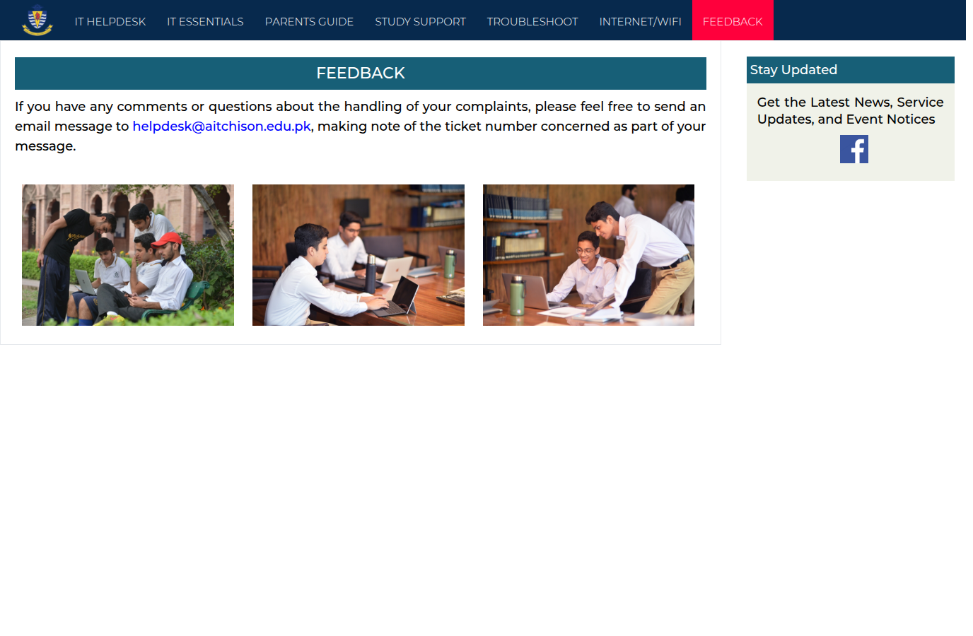 Snapshot of Feedback