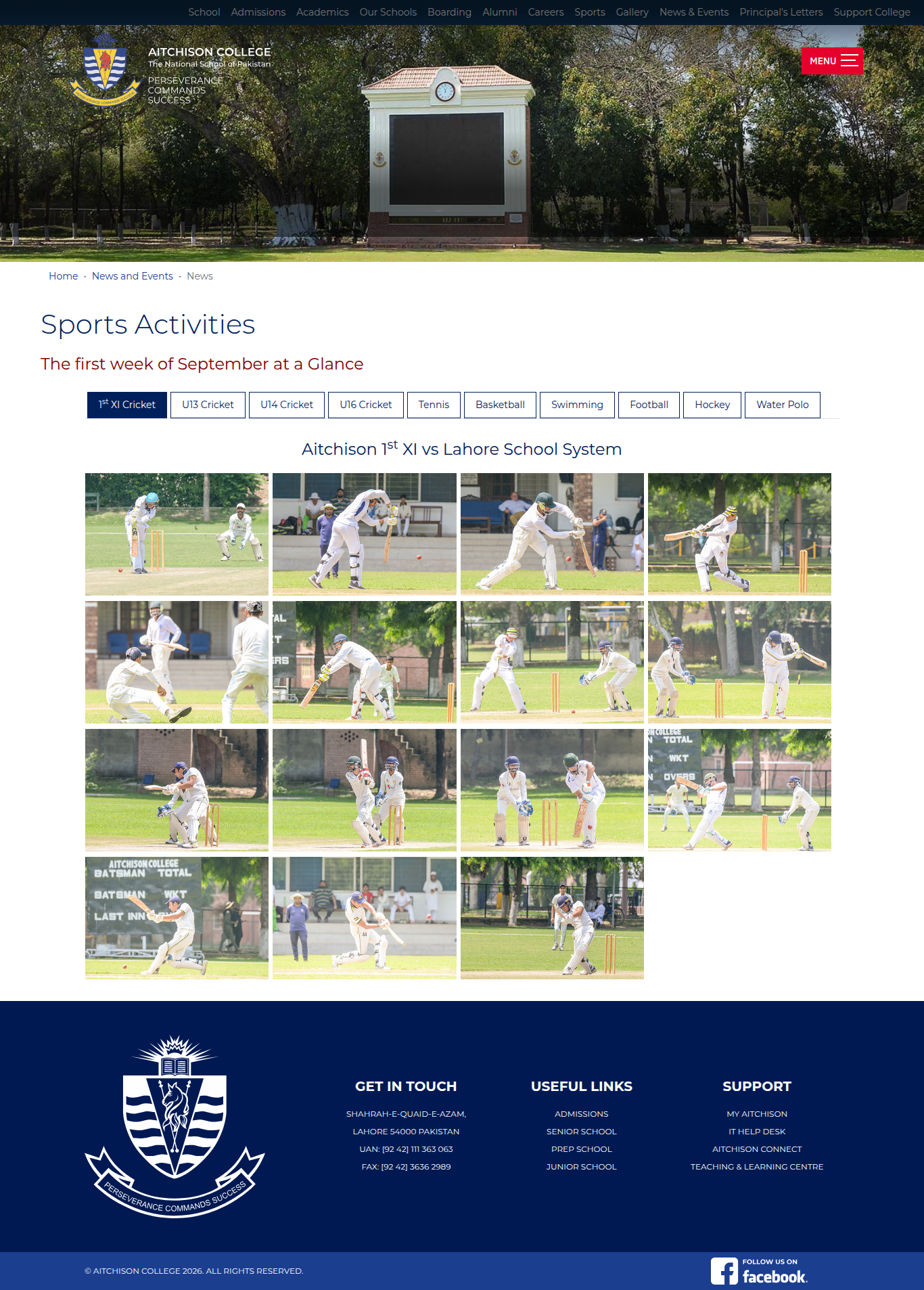 Snapshot of Sports Activities