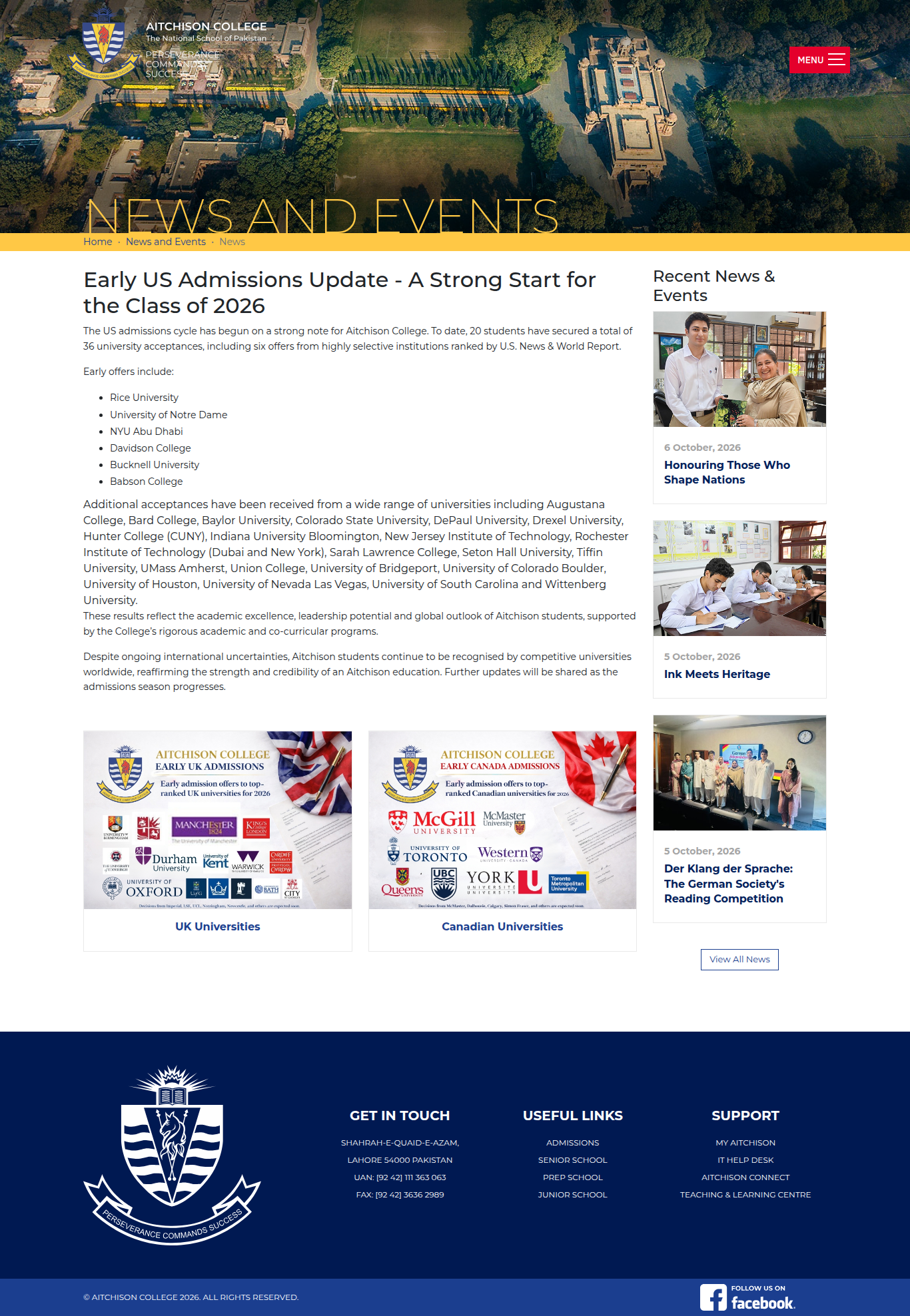 Snapshot of Early US Admissions Update - A Strong Start for the Class of 2026