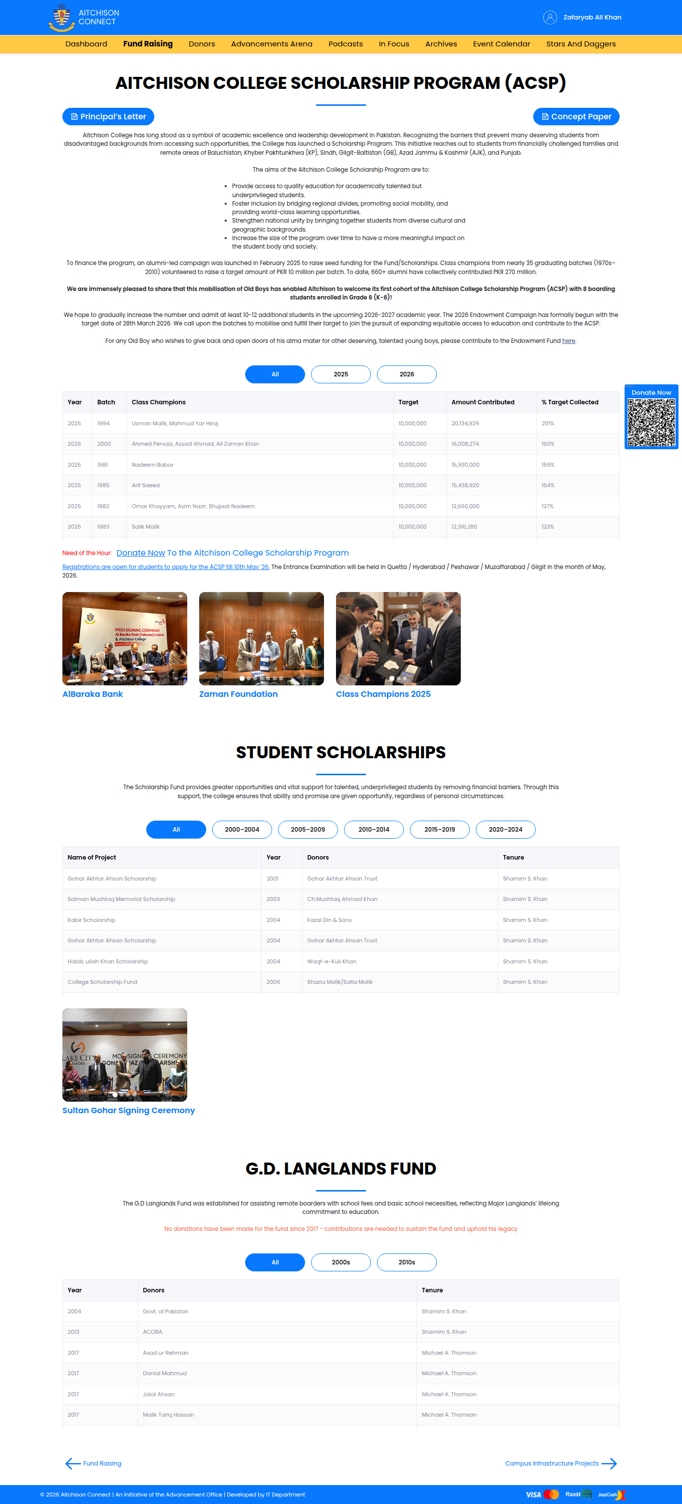 Snapshot of Student Scholarship | Aitchison Connect