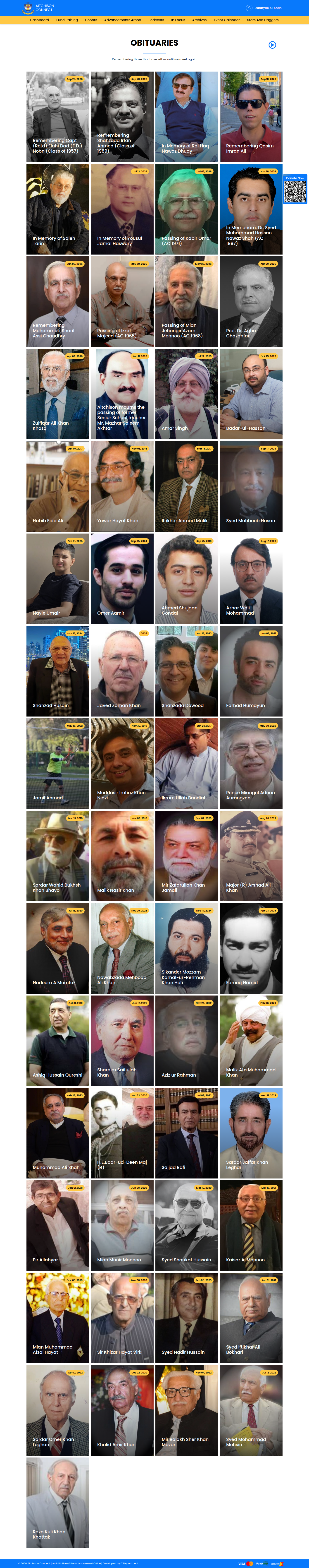 Snapshot of obituaries | Aitchison Connect