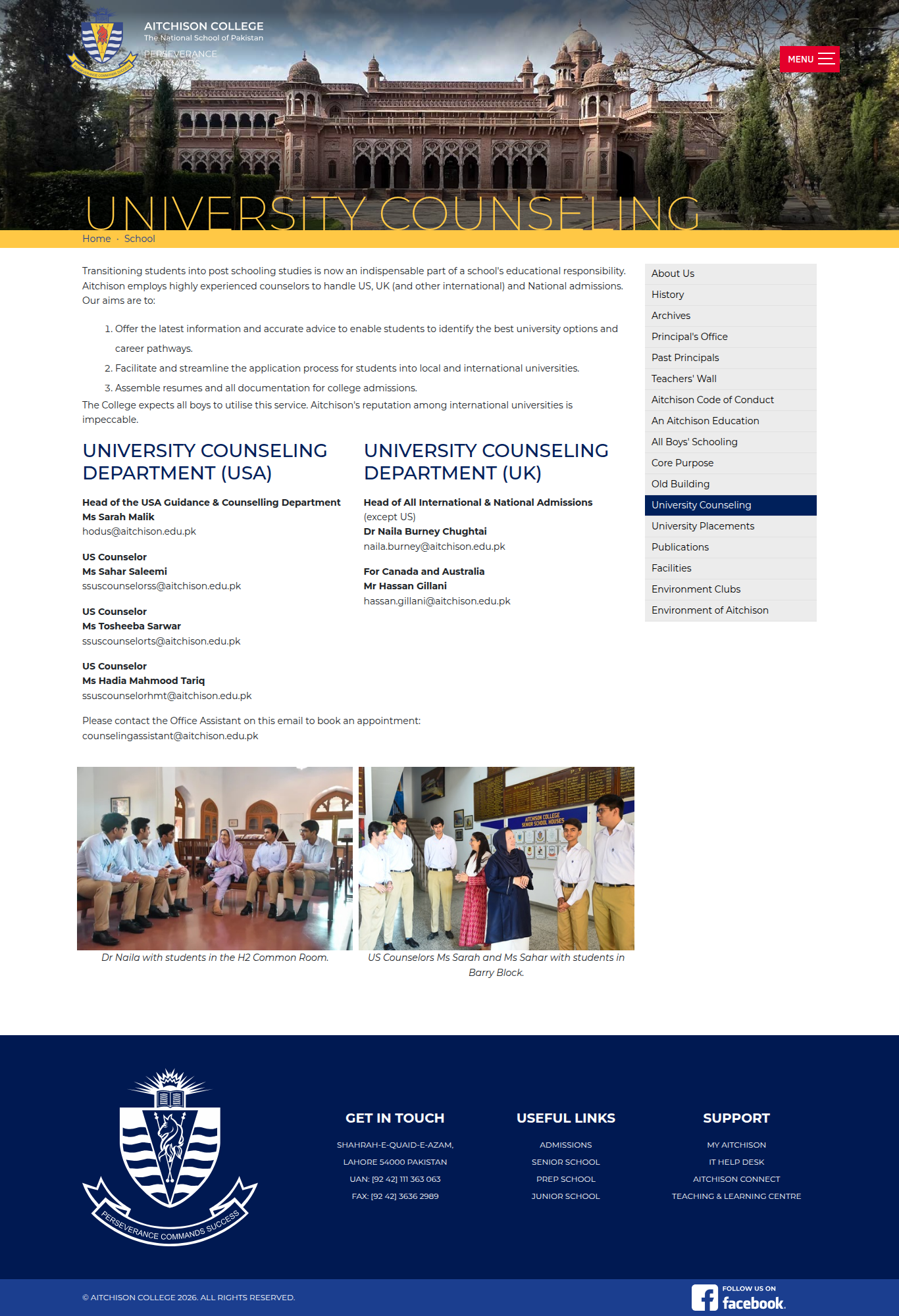 Snapshot of University Counseling