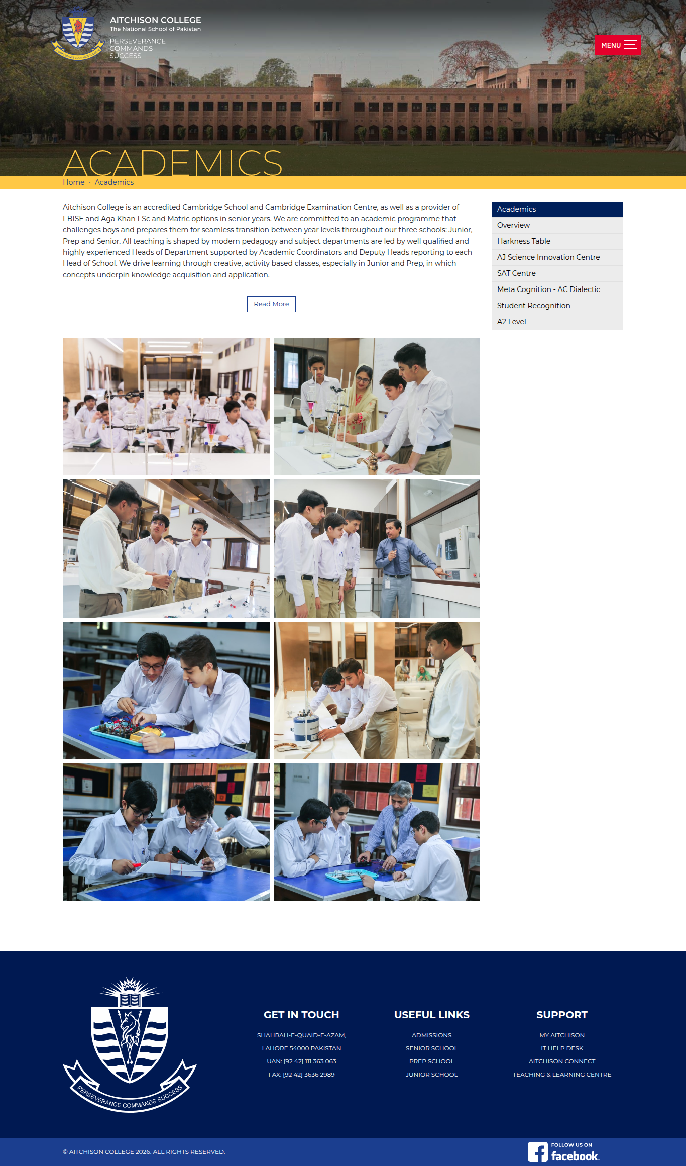 Snapshot of Academics
