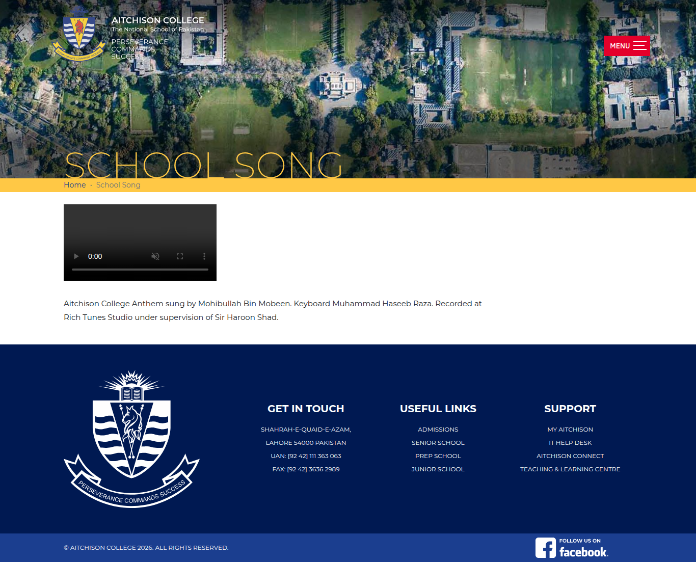 Snapshot of School Song