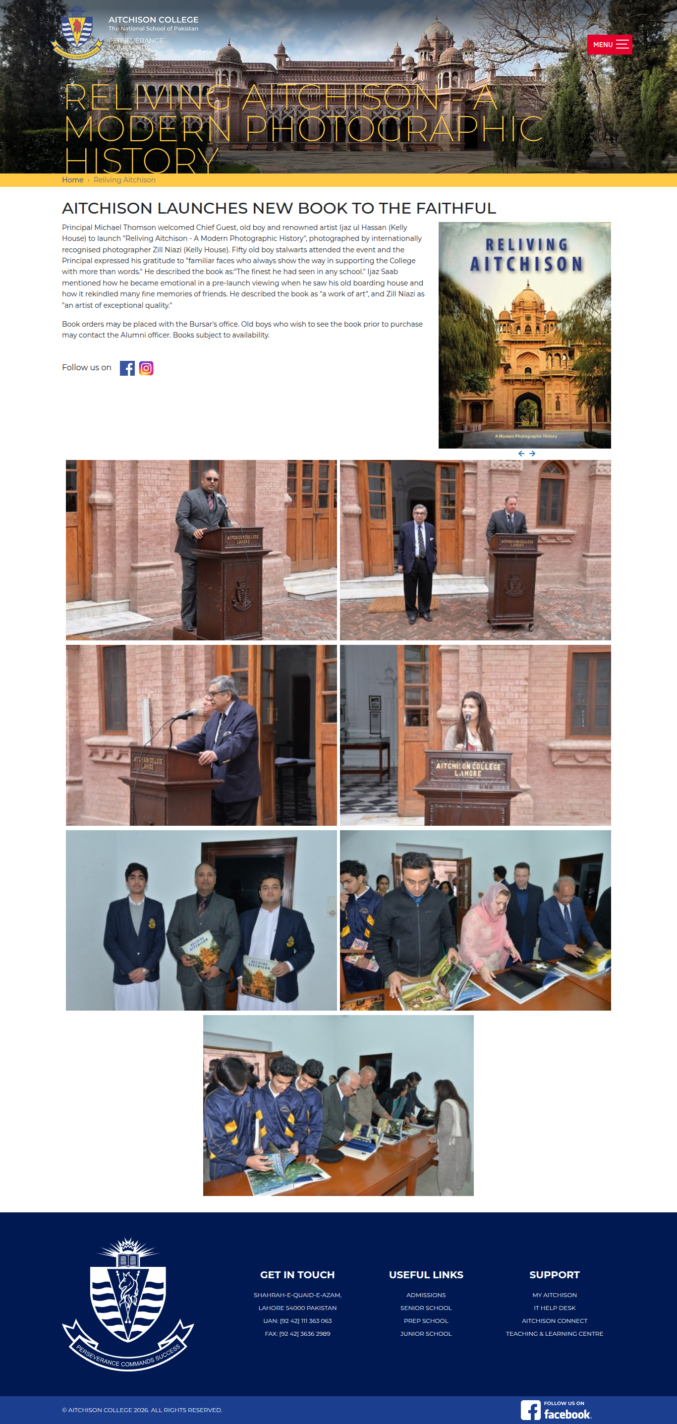 Snapshot of Reliving Aitchison - A Modern Photographic History