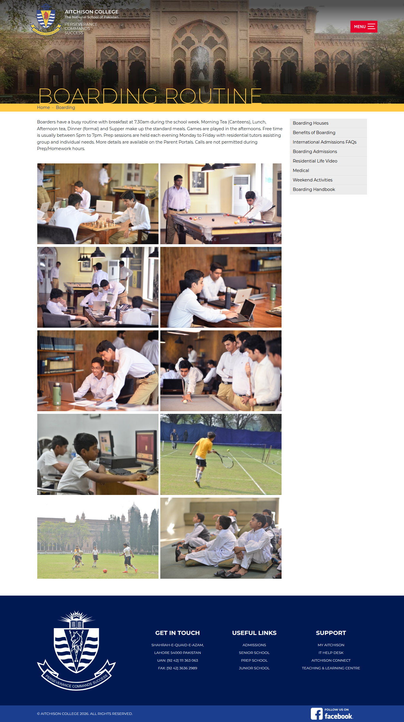 Snapshot of Boarding Routine