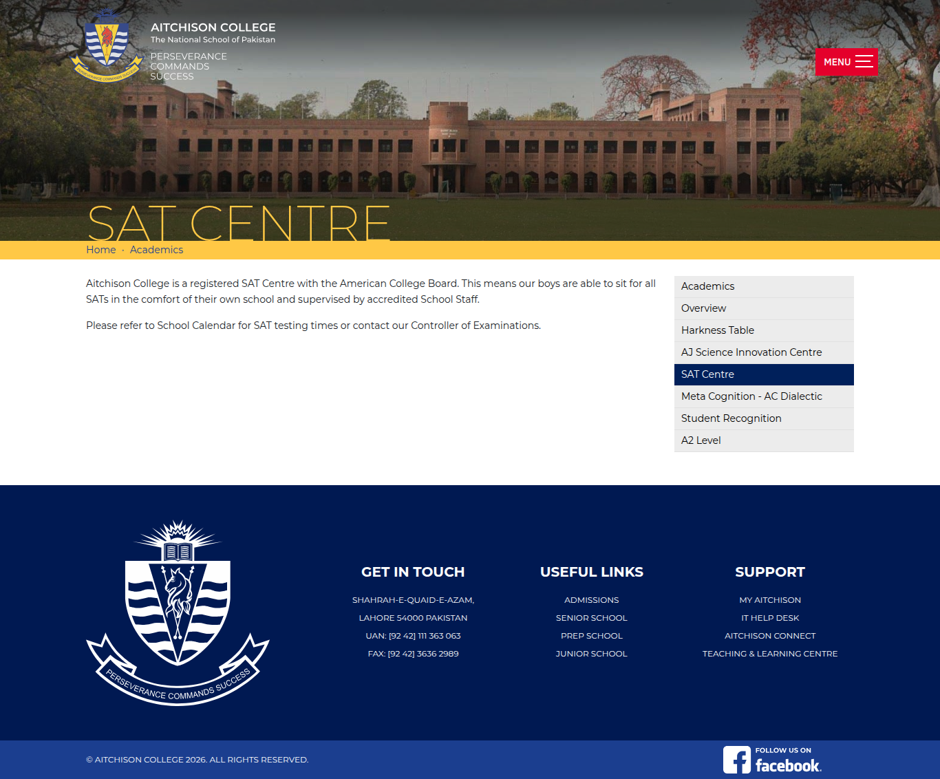 Snapshot of SAT Centre