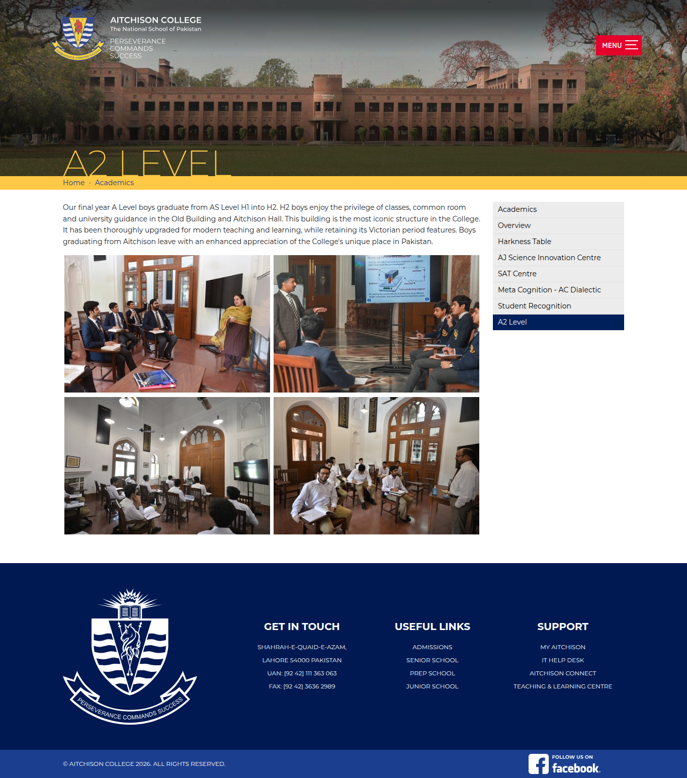 Snapshot of A2 Level