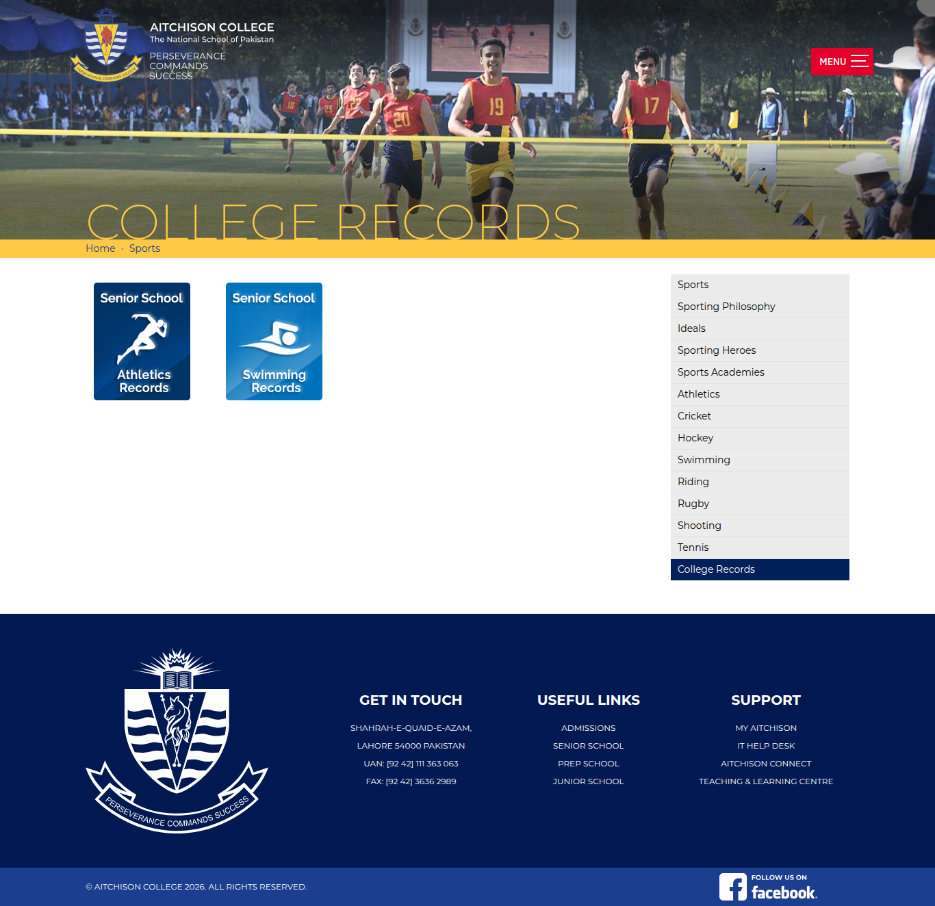 Snapshot of College Records