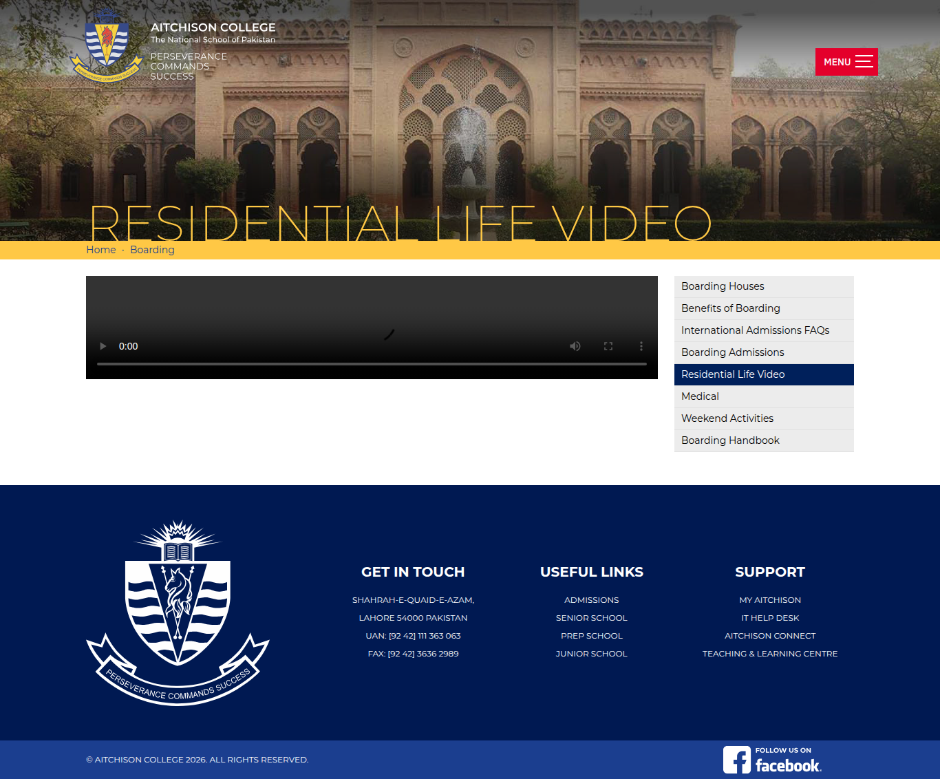Snapshot of Residential Life Video