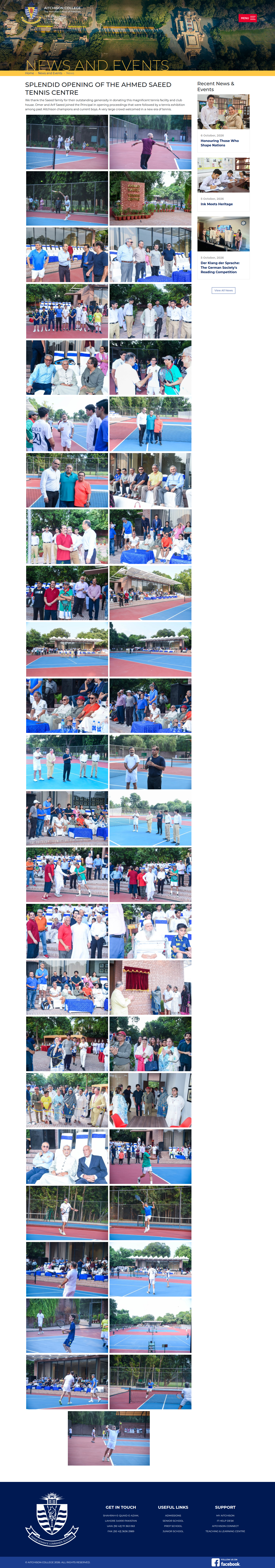 Snapshot of SPLENDID OPENING OF THE AHMED SAEED TENNIS CENTRE