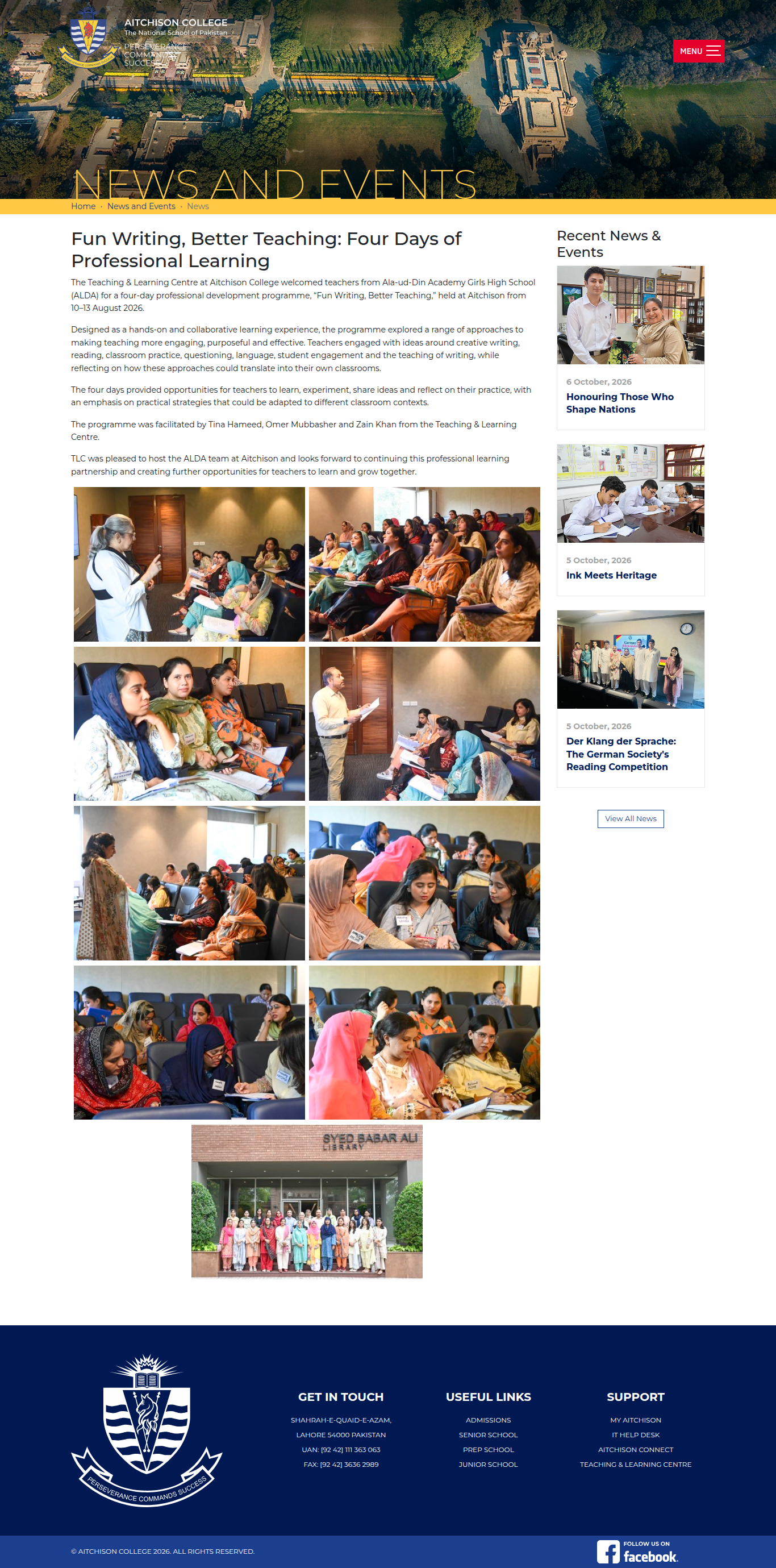 Snapshot of Fun Writing, Better Teaching: Four Days of Professional Learning