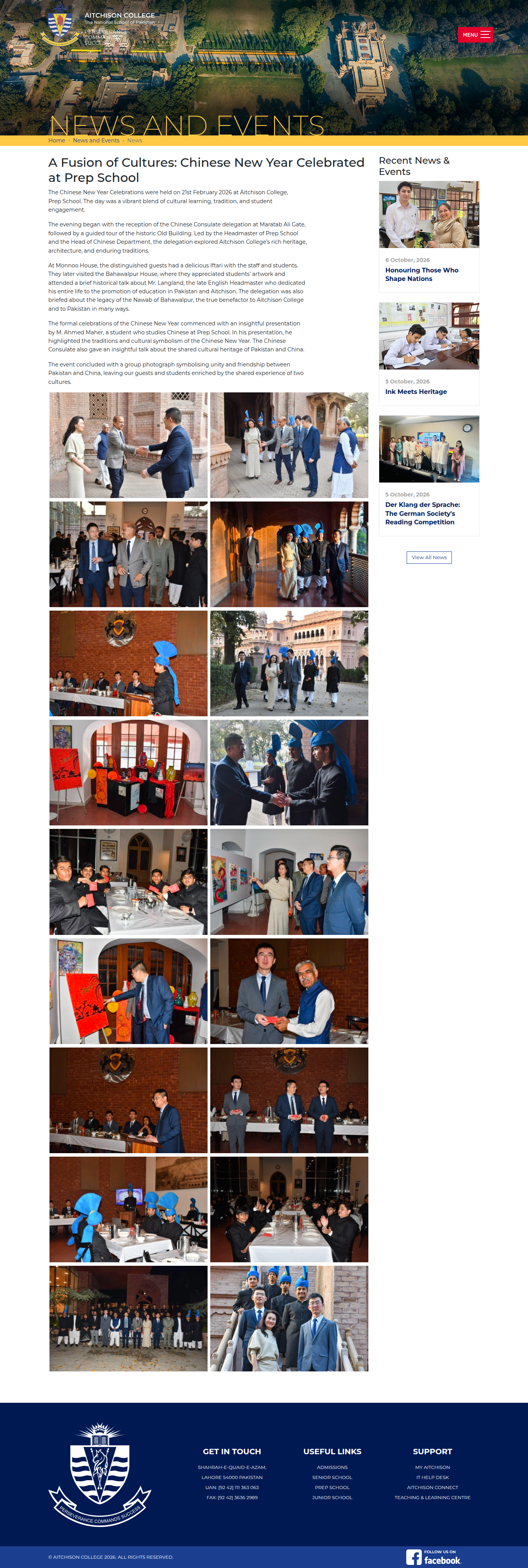 Snapshot of A Fusion of Cultures: Chinese New Year Celebrated at Prep School