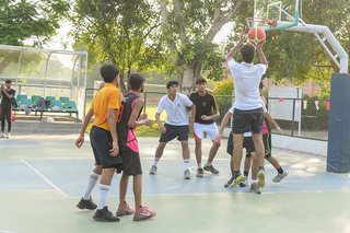 Aitchison Basketball gets underway on the Dawood Basketball Centre