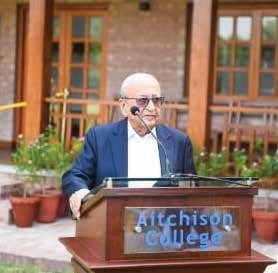 Mr. Mian Abdullah (Sapphire Group) addressing the guests.