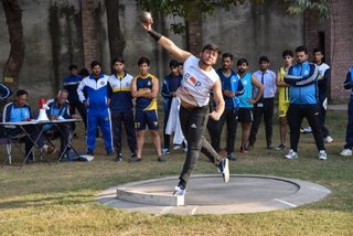 Senior 6th Aitchison Inter School Athletics Championship 100 M Shot Put Triple Jump 4x100 M Relay