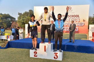 Senior 6th Aitchison Inter School Athletics Championship 100 M Shot Put Triple Jump 4x100 M Relay