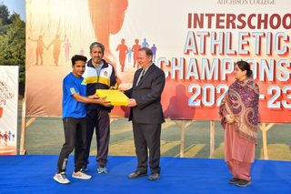 Senior 6th Aitchison Inter School Athletics Championship 100 M Shot Put Triple Jump 4x100 M Relay