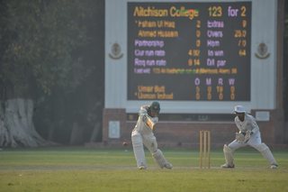 Punjab College narrow victory over Ist XI. 186 for 5 defeated 9 for 173. 30 Over Match played on MCG.