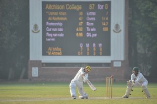 Punjab College narrow victory over Ist XI. 186 for 5 defeated 9 for 173. 30 Over Match played on MCG.