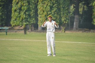 Punjab College narrow victory over Ist XI. 186 for 5 defeated 9 for 173. 30 Over Match played on MCG.