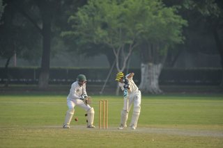 Punjab College narrow victory over Ist XI. 186 for 5 defeated 9 for 173. 30 Over Match played on MCG.