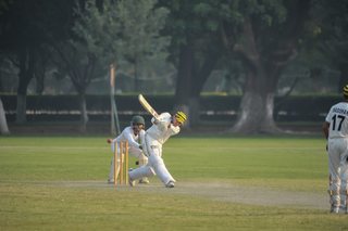 Punjab College narrow victory over Ist XI. 186 for 5 defeated 9 for 173. 30 Over Match played on MCG.
