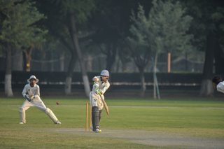 Punjab College narrow victory over Ist XI. 186 for 5 defeated 9 for 173. 30 Over Match played on MCG.