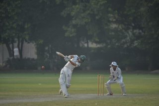 Punjab College narrow victory over Ist XI. 186 for 5 defeated 9 for 173. 30 Over Match played on MCG.