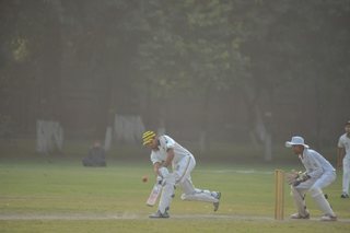 Punjab College narrow victory over Ist XI. 186 for 5 defeated 9 for 173. 30 Over Match played on MCG.