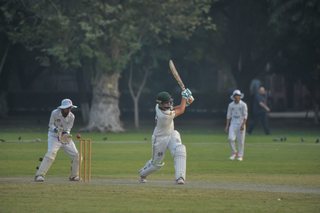 Punjab College narrow victory over Ist XI. 186 for 5 defeated 9 for 173. 30 Over Match played on MCG.