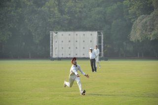 Punjab College narrow victory over Ist XI. 186 for 5 defeated 9 for 173. 30 Over Match played on MCG.