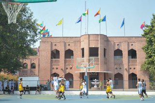 Aitchison Ist Basketball Triumph Over Lawrence College