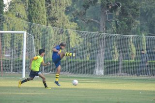 Aitchison and Lawrence College Draw Soccer Nil All
