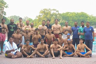 Water Polo Practice Match Senior School