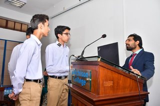 The Aitchison College Science Society commemorated World Space Week