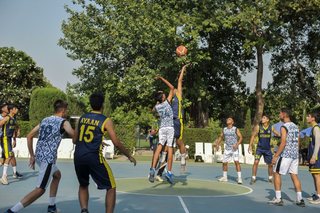 Big Crowd Sees Aitchison Senior Basketballers Too Strong for Cadet College Hasan Abdal