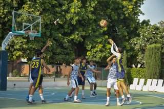 Big Crowd Sees Aitchison Senior Basketballers Too Strong for Cadet College Hasan Abdal