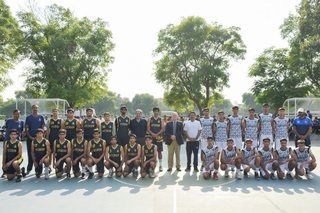 Big Crowd Sees Aitchison Senior Basketballers Too Strong for Cadet College Hasan Abdal