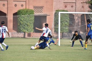 Ist Soccer draw 3-3 with Abbottobad Public School