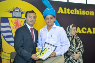 Board Member Mian Khalid Rehman, Chief Guest at Junior Academic Day, Encourages Boys To Make The Most Of Aitchison.