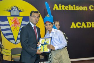 Board Member Mian Khalid Rehman, Chief Guest at Junior Academic Day, Encourages Boys To Make The Most Of Aitchison.