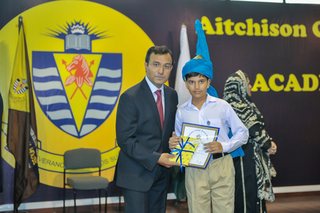 Board Member Mian Khalid Rehman, Chief Guest at Junior Academic Day, Encourages Boys To Make The Most Of Aitchison.