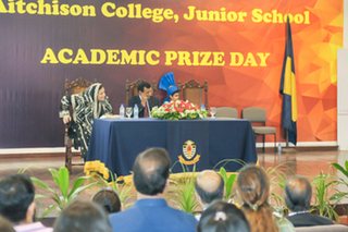 Board Member Mian Khalid Rehman, Chief Guest at Junior Academic Day, Encourages Boys To Make The Most Of Aitchison.