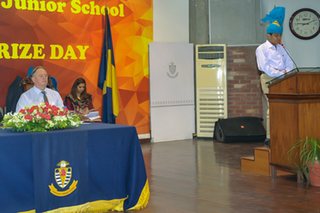 Board Member Mian Khalid Rehman, Chief Guest at Junior Academic Day, Encourages Boys To Make The Most Of Aitchison.